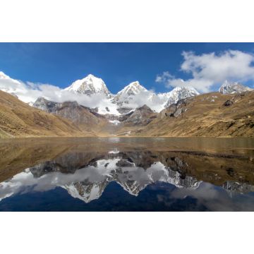 Lais Puzzle - Panoramablick vom westlichen Ende der Lagona Carhuacocha zum Berg Yerupajá, Anden, Peru - 2.000 Teile