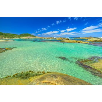 Lais Puzzle - Landschaftlich ruhiges türkisfarbenes Wasser des Greens Pool im William Bay National Park, Denmark, Westaustralien - 2.000 Teile