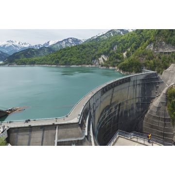 Lais Puzzle - Kurobe Daiyon Damm in Tateyama Kurobe Alpine Route in Japan - 2.000 Teile