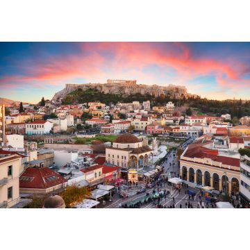 Lais Puzzle - Athen, Griechenland - Monastiraki-Platz und antike Akropolis - 2.000 Teile