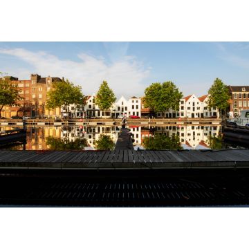 Lais Puzzle - Blick auf den Kanal mit Booten und schönen Gebäuden von Vlaardingen - 2.000 Teile