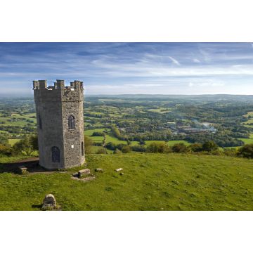 Lais Puzzle - Aussichtsturm über Cwmbran in Südwales. bekannt als der "Folly Tower" - 2.000 Teile
