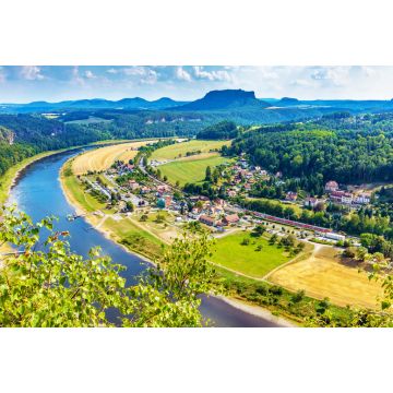 Lais Puzzle - Blick auf Rathen, Deutschland, von der Basteibrücke aus. - 2.000 Teile