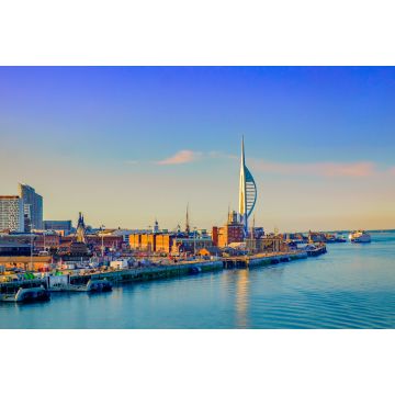 Lais Puzzle - Portsmouth, England, Hafen von Portsmouth am späten Abend - 2.000 Teile