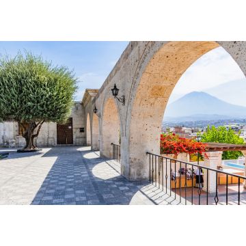Lais Puzzle - Mirador von Yanahuara in Arequipa mit Blick zum Misti - 2.000 Teile