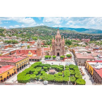 Lais Puzzle - Schöne Luftaufnahme des Hauptplatzes von San Miguel de Allende in Guanajuato, Mexiko - 2.000 Teile