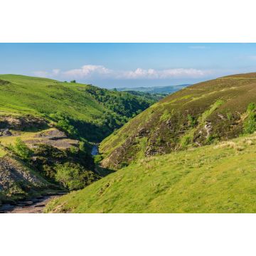 Lais Puzzle - Walisische Landschaft in der Nähe des Aled Isaf Reservoirs mit dem fast ausgetrockneten Afon Aled, Conwy, Wales - 2.000 Teile