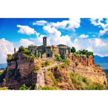 Lais Puzzle - Civita di Bagnoregio, Viterbo, Latium, Italien, Ansicht der mittelalterlichen Stadt - 2.000 Teile