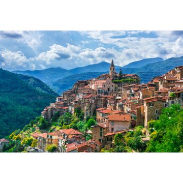 Lais Puzzle - Ansicht von Apricale in der Provinz von Imperia, Ligurien, Italien - 2.000 Teile