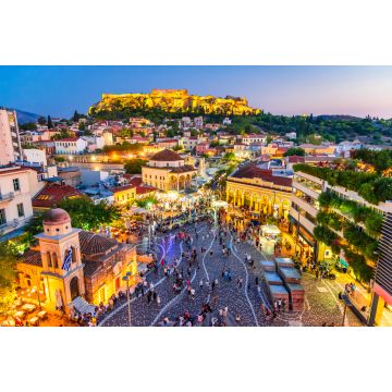 Lais Puzzle - Athen, Griechenland - Monastiraki-Platz und Akropolis - 2.000 Teile