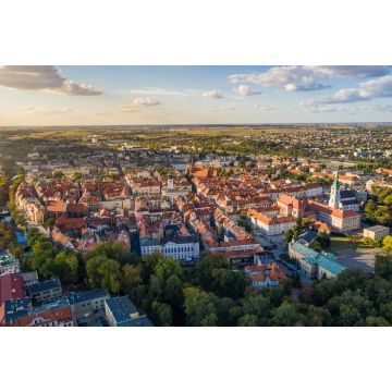 Lais Puzzle - Luftaufnahme der Altstadt mit Marktplatz von Kalisz, Polen - 2.000 Teile