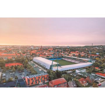 Lais Puzzle - Das Stadion von Aalborg bei Sonnenaufgang - 2.000 Teile
