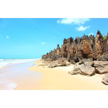 Lais Puzzle - Exotische Felsen am Strand von Tourinhos, in São Miguel do Gostoso, Rio Grande do Norte, Brasilien - 2.000 Teile