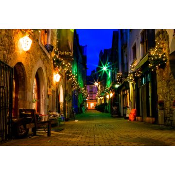 Lais Puzzle - Alte Straße in Galway bei Nacht, Irland - 2.000 Teile