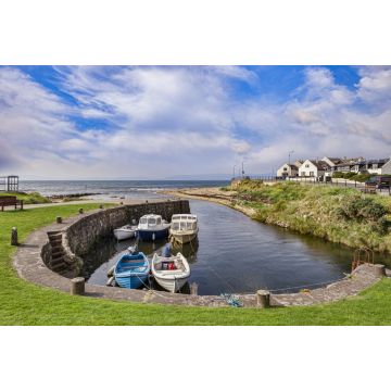 Lais Puzzle - Der Hafen von Blackwaterfoot auf der Insel Arran, Nord-Ayrshire, Schottland - 2.000 Teile