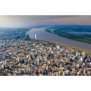 Lais Puzzle - Panoramablick auf die Stadt Rosario, Santa Fe, Argentinien - 2.000 Teile