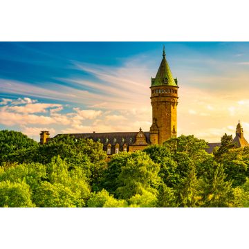 Lais Puzzle - Blick auf das Spuerkees, die staatliche Sparkasse und das Musee de la banque in Luxemburg - 2.000 Teile