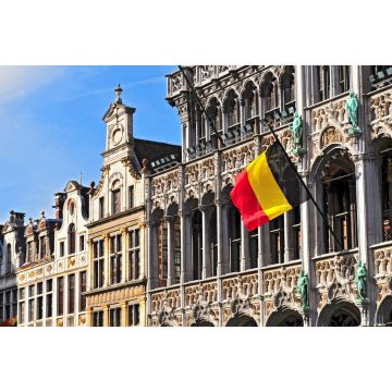 Lais Puzzle - Belgische Flagge auf dem Grand Place Broodhuis in Brüssel - 2.000 Teile
