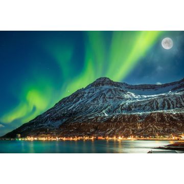 Lais Puzzle - Nordlicht über Seydisfjordur, Island - 2.000 Teile