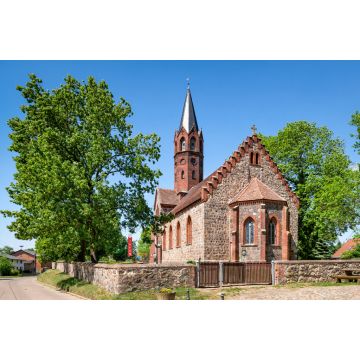 Lais Puzzle - Dorfkirche Altkünkendorf in der Uckermark, Brandenburg, Deutschland - 2.000 Teile