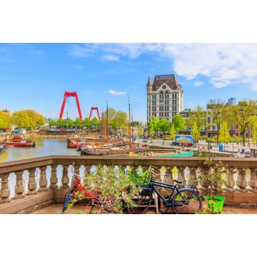 Lais Puzzle - Blick auf den Oude Haven in Rotterdam von einem Balkon aus - 2.000 Teile