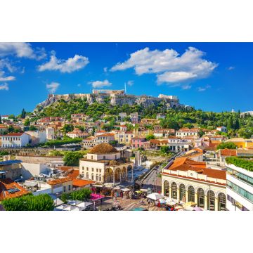 Lais Puzzle - Blick auf die Akropolis von der Plaka, Athen, Griechenland - 2.000 Teile