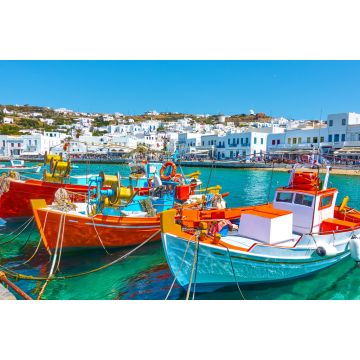Lais Puzzle - Hafen mit Booten in Mykonos - 2.000 Teile