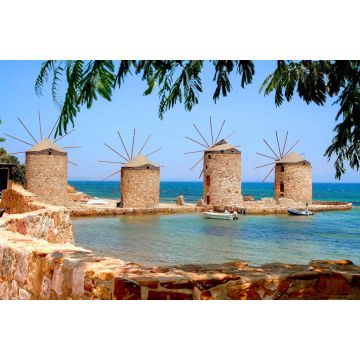 Lais Puzzle - Die vier Windmühlen auf der Insel Chios, Griechenland - 2.000 Teile