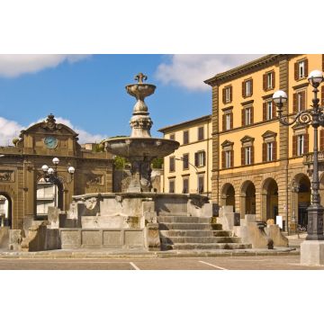 Lais Puzzle - Viterbo - Piazza della Rocca - Brunnen - Rocca Albornoz - 2.000 Teile