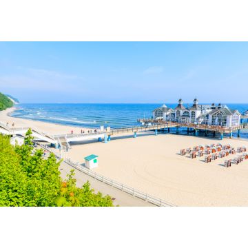 Lais Puzzle - Blick auf den Sandstrand des Ostseebades Sellin, Insel Rügen, Ostsee, Deutschland. - 2.000 Teile