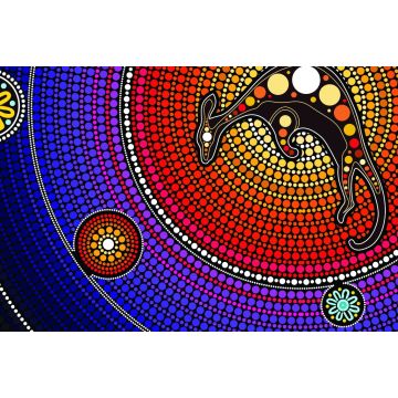 Lais Puzzle - Aborigines Kunst mit Känguru - 2.000 Teile