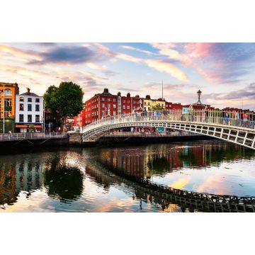 Lais Puzzle - Ha Penny Bridge in Dublin bei Sonnenuntergang, Irland - 2.000 Teile