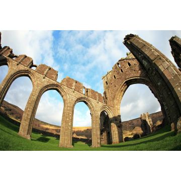 Lais Puzzle - Ruinen des Priorats Llanthony, Monmouthshire, Wales - 2.000 Teile