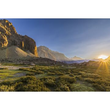 Lais Puzzle - Anden-Täler im Zentrum Chiles bei Cajon del Maipo, Santiago de Chile, atemberaubender Blick über Berge und Gletscher - 2.000 Teile
