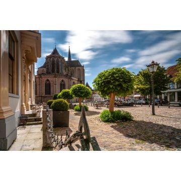 Lais Puzzle - Das alte Stadtzentrum mit dem Korenmarkt der mittelalterlichen Stadt Kampen in Overijssel in den Niederlanden - 2.000 Teile
