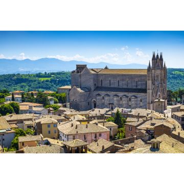 Lais Puzzle - Orvieto, Italien - Panoramablick auf die Altstadt von Orvieto und die Region Umbrien mit Piazza Duomo und Dom von Orvieto - 2.000 Teile