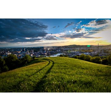 Lais Puzzle - Blick über Linz in Oberösterreich - 2.000 Teile