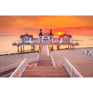 Lais Puzzle - Blick auf den Sellin-Kai bei Sonnenaufgang, Ostsee, Deutschland - 2.000 Teile
