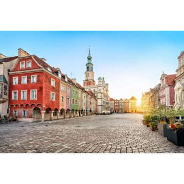 Lais Puzzle - Stary Rynek-Platz mit kleinen bunten Häusern und dem alten Rathaus in Poznan, Polen - 2.000 Teile