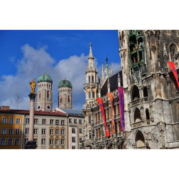 Lais Puzzle - Blick auf die Frauenkirche und Mariensäule | München - 2.000 Teile