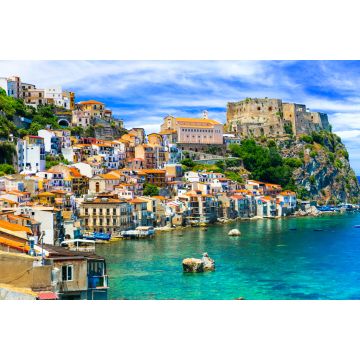 Lais Puzzle - schöne Strände und Städte von Kalabrien - Scilla. Italienische Sommerferien. - 2.000 Teile