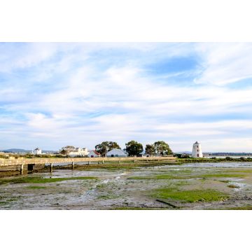 Lais Puzzle - Moinho grande in Barreiro, Portugal. Weiße Gezeitenmühle, Ruine aus dem 15. Jahrhundert. Sumpf - 2.000 Teile