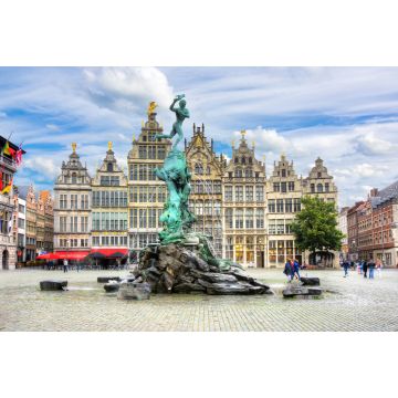 Lais Puzzle - Brabo-Brunnen auf dem Marktplatz, Antwerpen, Belgien - 2.000 Teile