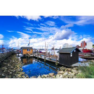 Lais Puzzle - Blick auf den Flensburger Hafen, Schleswig-Holstein, Norddeutschland. - 2.000 Teile