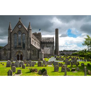 Lais Puzzle - Irland, Kilkenny, die St. Canice's Kathedrale und der Friedhof - 2.000 Teile