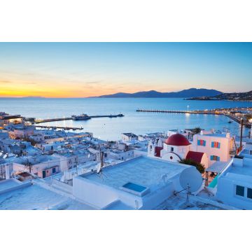 Lais Puzzle - Blick auf Mykonos-Stadt und die Insel Tinos in der Ferne, Griechenland - 2.000 Teile