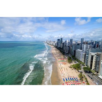 Lais Puzzle - Luftaufnahme des Boa Viagem Beach, Recife, Pernambuco, Brasilien - 2.000 Teile