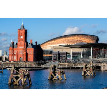 Lais Puzzle - Gebäude Pierhead und Millenium Centre Cardiff Bay - 2.000 Teile