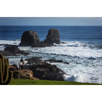 Lais Puzzle - Der wilde Strand von Pichilemu gilt als Surfstadt in Chile. Zentrale Küste, zwei Stunden südlich von Santiago - 2.000 Teile
