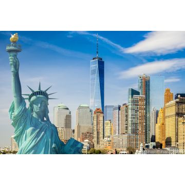 Lais Puzzle - Stadtbild von New York, Freiheitsstatue, untere Skyline von Manhattan - 2.000 Teile